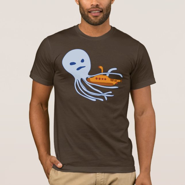Bläckfiskattack!! Tee (Framsida)