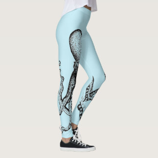 Bläckfiskdamasker Leggings