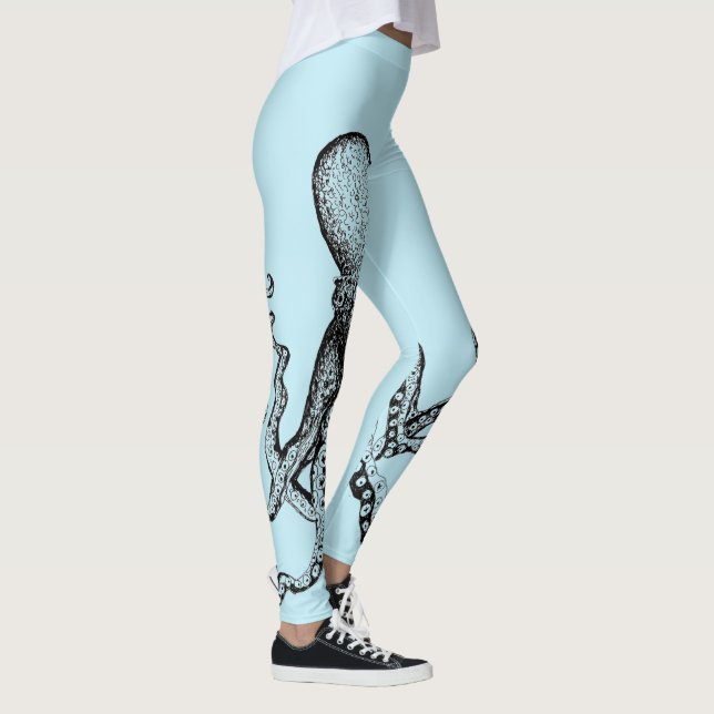 Bläckfiskdamasker Leggings (Höger)