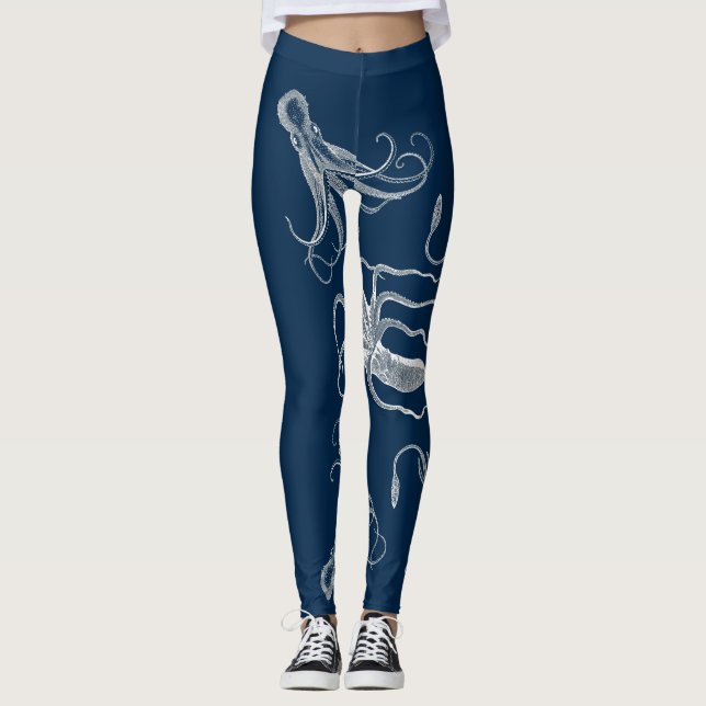 Bläckfiskdansdamasker Leggings (Framsida)