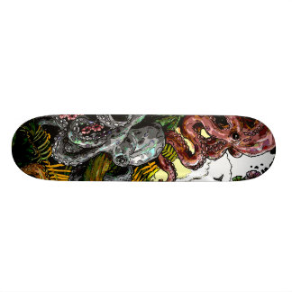 bläckfiskdjungel old school skateboard bräda 18 cm