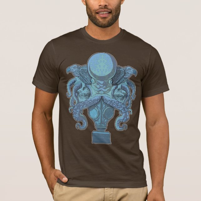 BläckfiskEmblem (blått) Tee (Framsida)