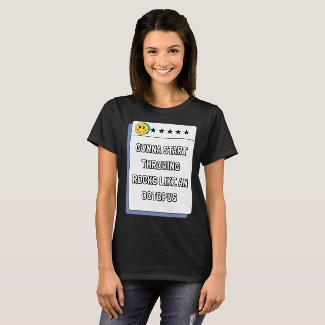 Bläckfisken Stenar T Shirt (Hel framsida)