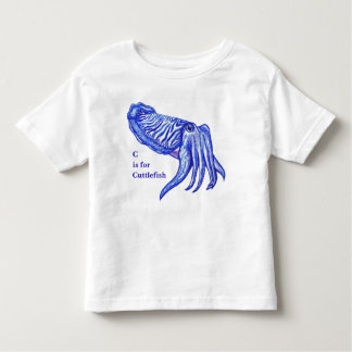 Bläckfiskkonstverkbaby och unge T-tröja T Shirt