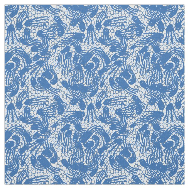 bläckfiskparty tyg (Provkarta)