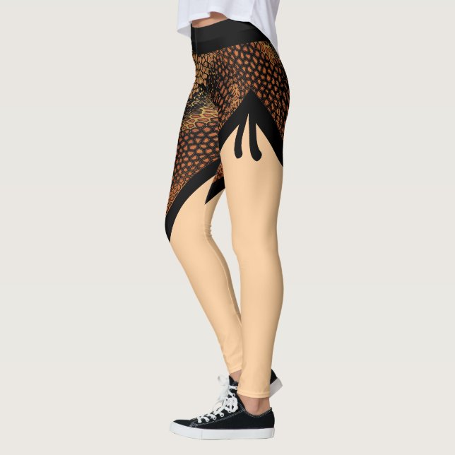 Bläckfiskskinn Leggings (Vänster)