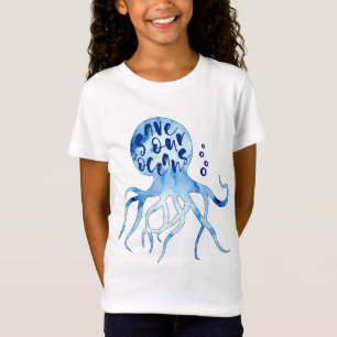 Bläckfiskspara vår konst för t shirt