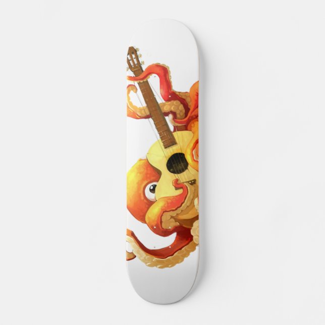 BläckfisksyltSkateboard Old School Skateboard Bräda 21,6 Cm (Framsida)