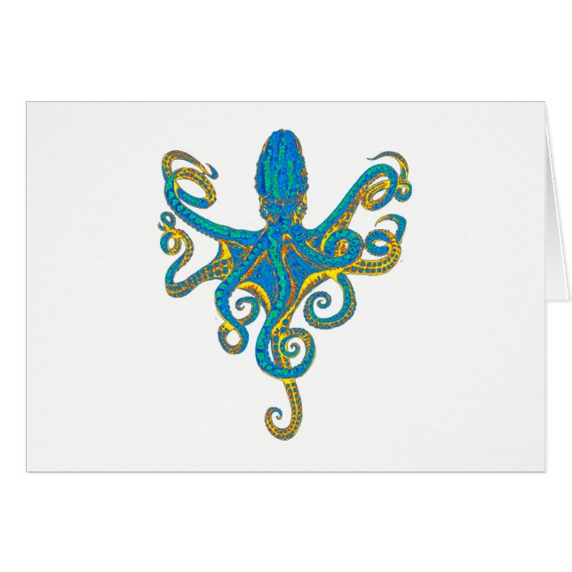 BLÄCKFISKVERKLIGHETEN HÄLSNINGSKORT (Framsidan Horizontal)