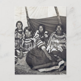 Blackfoot Indian Dam Vintage Stereoview Vykort