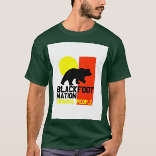 BLACKFOOT NATION ORIGINAL PEOPLE 2-grafik T Shirt