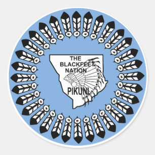 Blackfoot Nation Runt Klistermärke