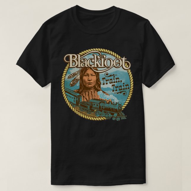 Blackfoot Train Train 1 T Shirt (Design framsida)