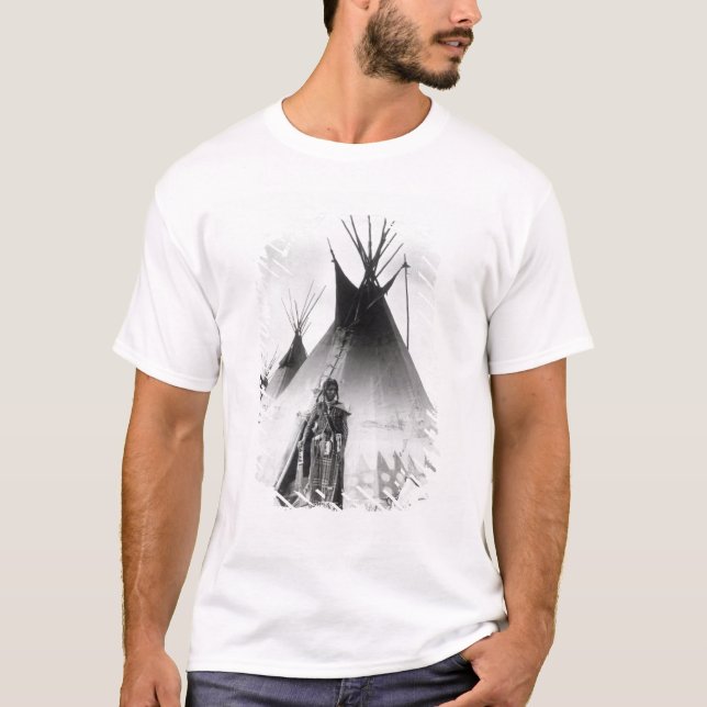 Blackfootindiankrigare, nära Calgary, Alberta, Tröja (Framsida)