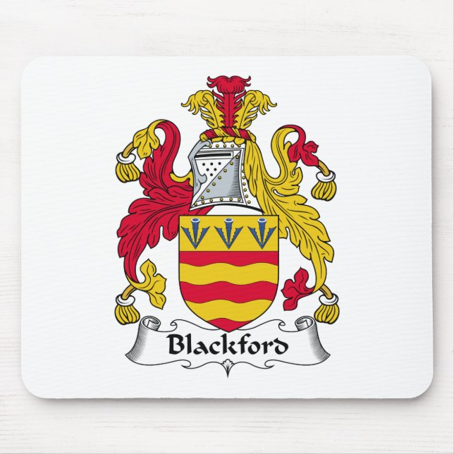 Blackford familjvapensköld musmatta (Framsidan)
