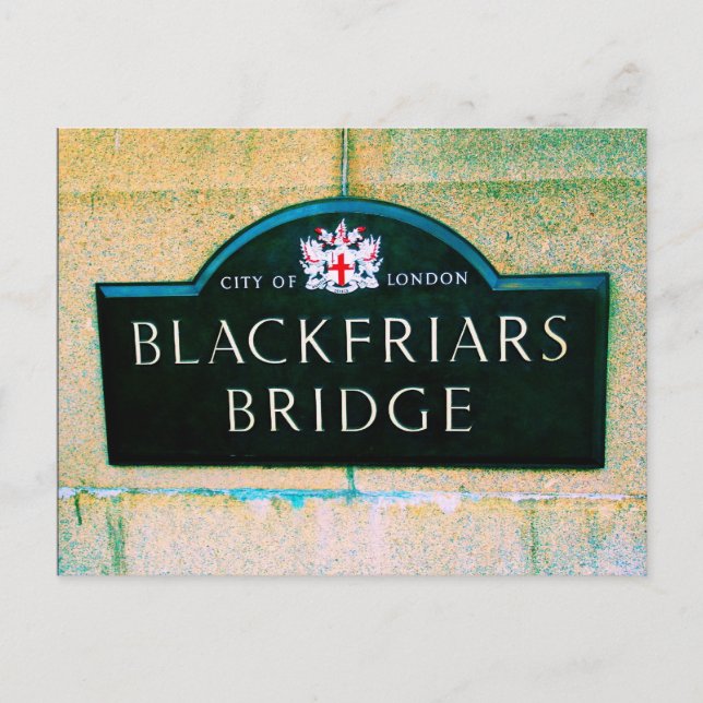 Blackfriars Bridge - City of London Vykort (Framsida)