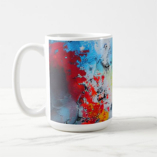 Bläckfusionsblå Kaffemugg (Vänster)