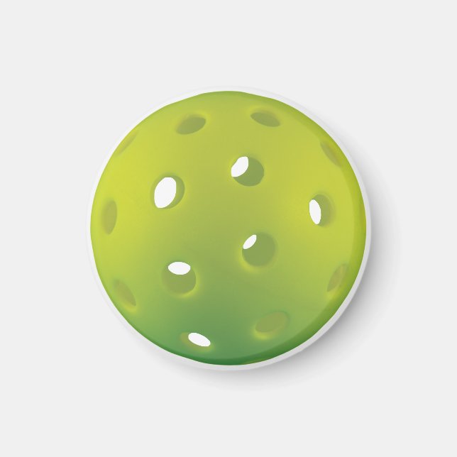 Bläckgrön pickleball magnet (Framsidan)
