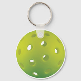 Bläckgrön pickleball nyckelring
