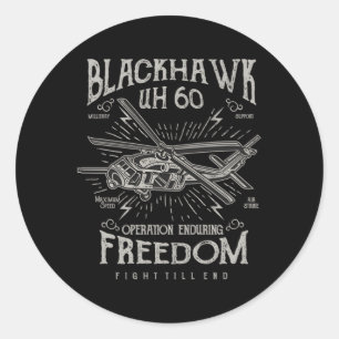 Blackhawk Öh 60 Helicopter Stil Chopper Pilot Fläk Runt Klistermärke