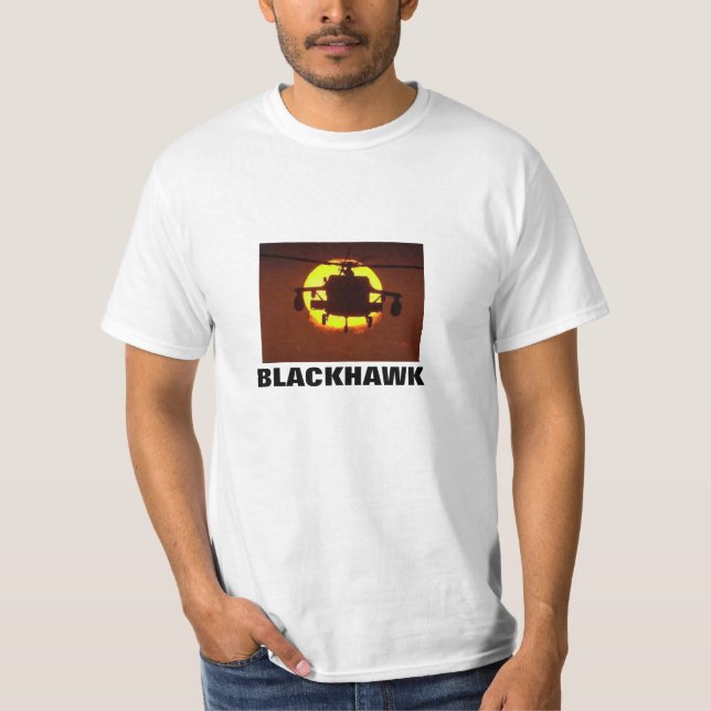 BLACKHAWK-SOLNEDGÅNG T-SHIRT (Framsida)
