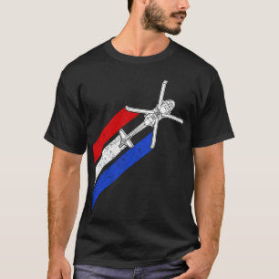 Blackhawk USA flagga militärhelikopter UH60 T Shirt