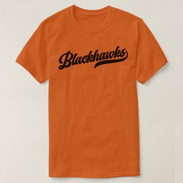 Blackhawks Retro Chicago Blackhawks T Shirt (Design framsida)
