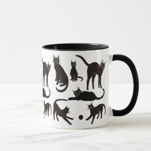 Blackie den svart kattRingermuggen Mugg