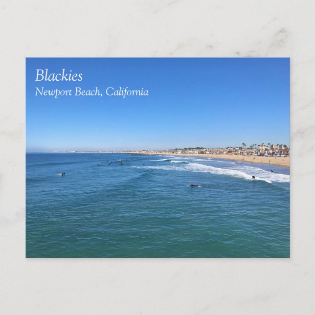 Blackies, Newport Beach, Kalifornien Vykort (Framsida)