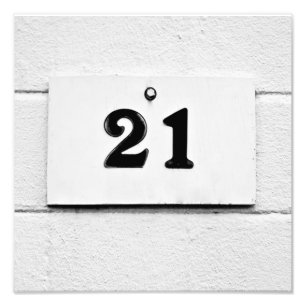 Blackjack 21 fototryck