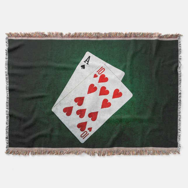 Blackjack 21 poäng - Ace, 10 Filt (Framsidan)