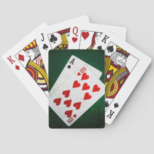 Blackjack 21 poäng - Ace, 10 Spelkort