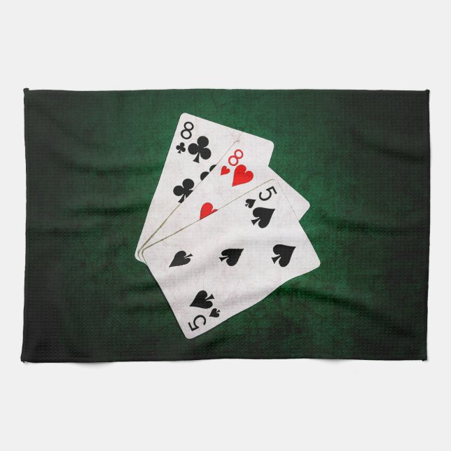 Blackjack 21 poäng - åtta, åtta, fem kökshandduk (Horisontell)