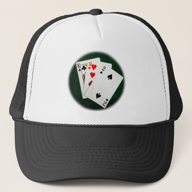 Blackjack 21 poäng - Kung, nio, två Keps (Framsida)