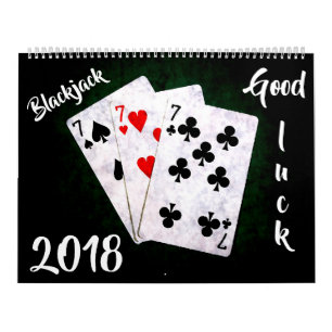 Blackjack - Lycka till! anpassade! Kalender