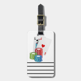 Blackjack med Chip Bagagebricka