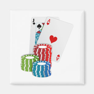 Blackjack med Chip Magnet