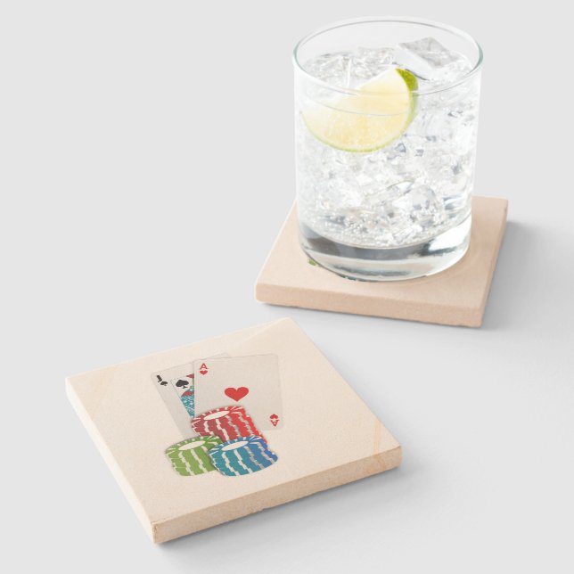 Blackjack med Chip Stenunderlägg (Sidan)