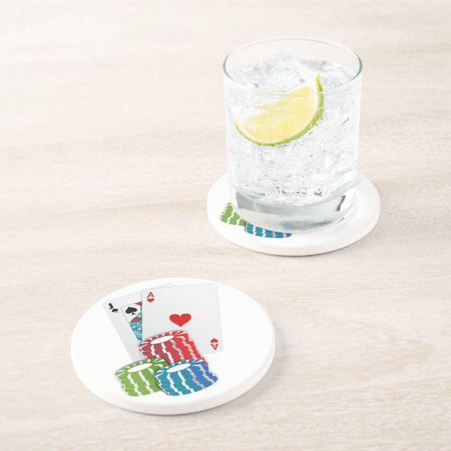 Blackjack med Chip Underlägg (Sidan)