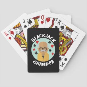 Blackjack morpa Lustigt svartjak Casinokort