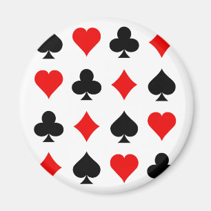 Blackjack/Poker Card-Kostym: Vektorbild: Magnet