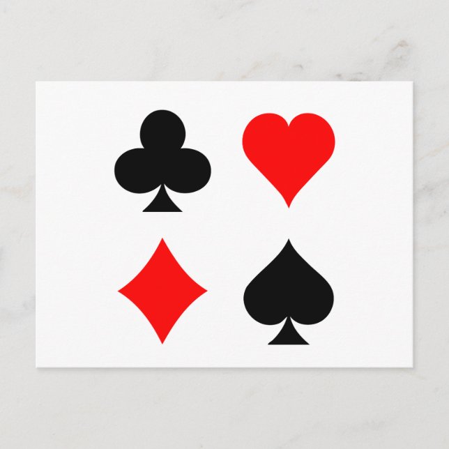 Blackjack / Poker Kort Färg: Vektor Art: (Framsida)