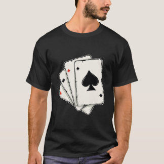 Blackjack Poker Texas Hold'Em Gambling Cards Playe T Shirt
