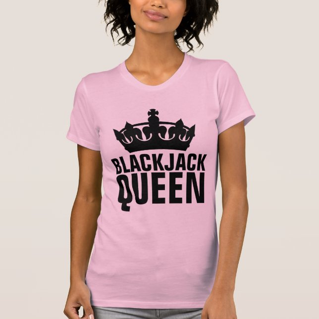 BLACKJACK QUEEN T-Shirts (Framsida)