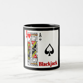 Blackjack Två-Tonad Mugg