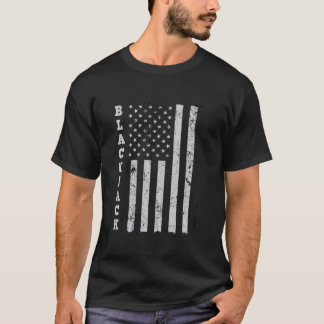BLACKJACK USA Blackjack Player America Far Manar T Shirt