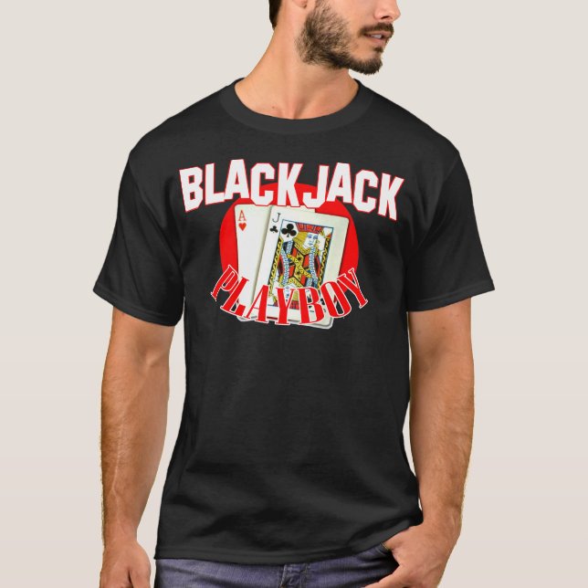 BLACKJACKPLAYBOY T-SHIRT (Framsida)