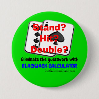 Blackjackräknemaskinen knäppas knapp