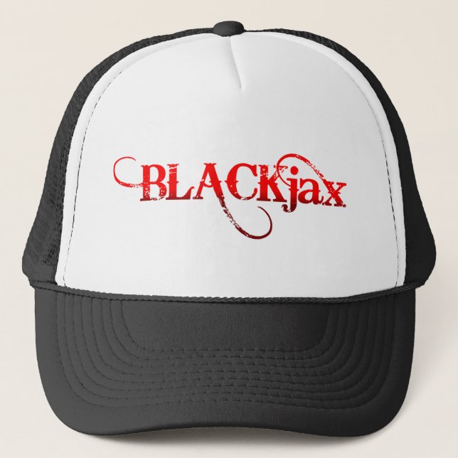 BlackJax logotyptruckerkeps Truckerkeps (Framsida)