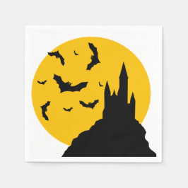 Bläckkastet med Måne och Fladdermus Pappersservett